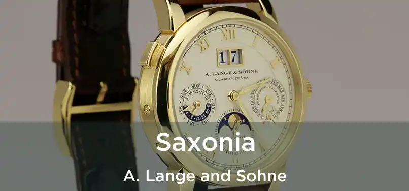  Saxonia A. Lange and Sohne